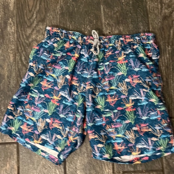 Men's School of Fish Swim Trunks - Picture 4 of 7